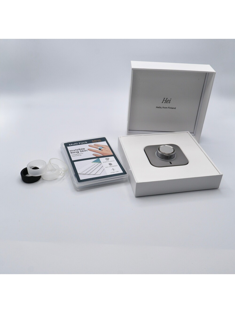 Oura Ring Gen 4 Silver Size 9 Very Good With Extras